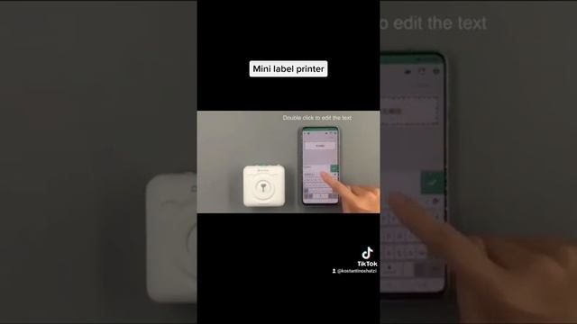 Mini label printer,wifi,Bluetooth printer. смотреть онлайн