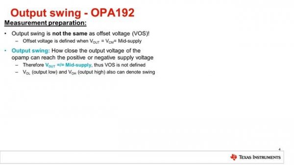 Troubleshooting Tips: Op Amps - Output Swing