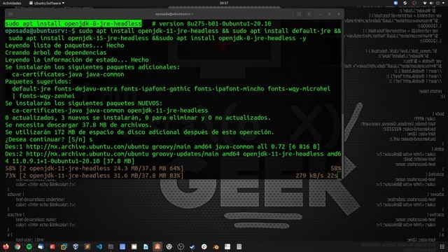 Como instalar JRE y JV En ubuntu 20.10 смотреть онлайн