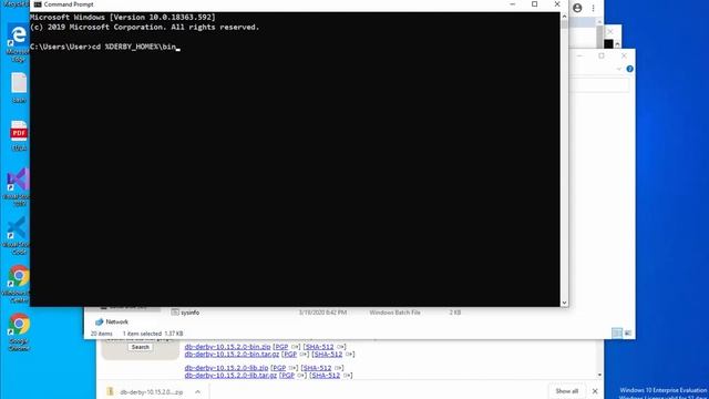 Adding Apache Derby to the PATH смотреть онлайн