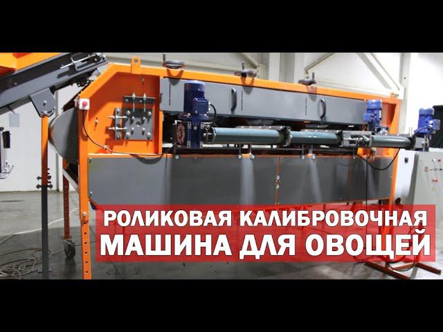 Роликовый калибратор для овощей (видео) смотреть онлайн