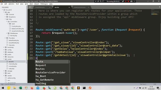 Materi vue cli part #6 edit data siswa dan hapus data siswa menggunakan vue cli dg backend laravel смотреть онлайн
