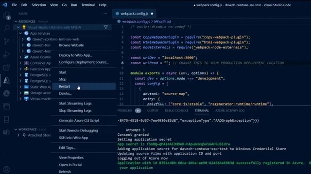 Deploy Office Add-in that uses SSO to Azure App Service смотреть онлайн
