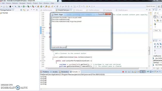 Java Chat lab смотреть онлайн