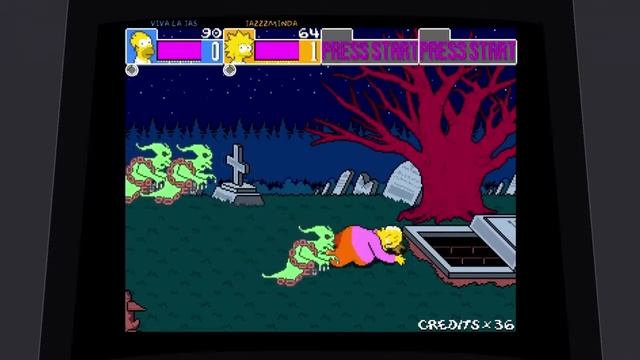 The Simpsons Arcade Game Stage 3 Springfield Discount Cemetery смотреть онлайн