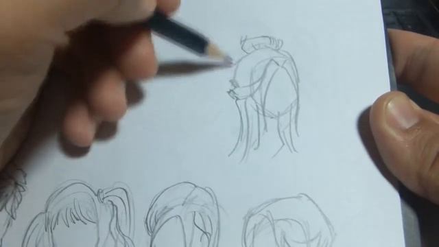 как научиться рисовать волосы карандашем (Прически) смотреть онлайн