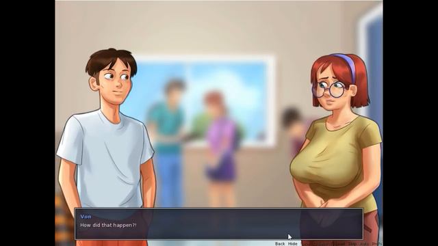 Summertime Saga Miss Dewitt Quest | 0.16.1 | Flute for Talent Show |First Quest| Complete Walktroug смотреть онлайн