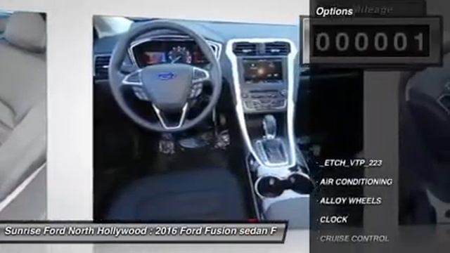2016 Ford Fusion North Hollywood,Los Angeles,San Fernando Valley,Glendale,Burbank M61588T смотреть онлайн