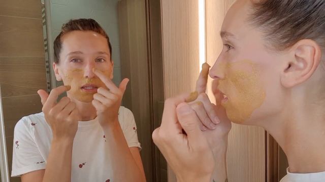 Массаж для лица по муке // Очищение и питание кожи смотреть онлайн