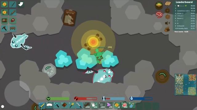 Starve.io - How To Make DRAGON GEAR in 4 DAYS!❄️ смотреть онлайн