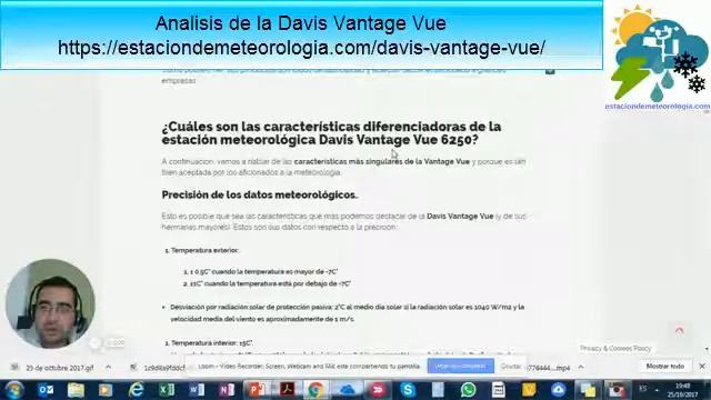 Davis Vantage Vue - Análisis de la estación meteorologica 1º Vídeo смотреть онлайн