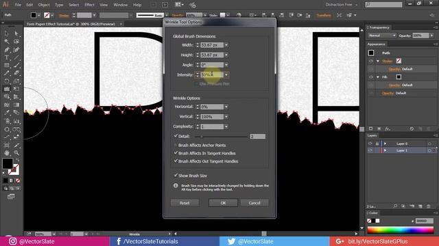 Torn Paper Effect in Illustrator | Adobe Illustrator Tutorial смотреть онлайн
