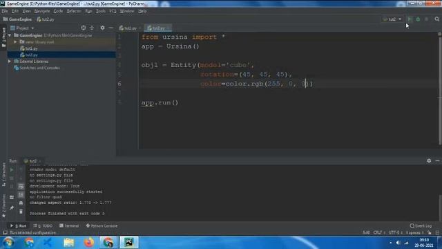Entity and Text in Usina | Ursina Part 2 смотреть онлайн