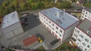 Съемка квадрокоптером ремонта мягкой кровли материалом Germetex® PRO 900