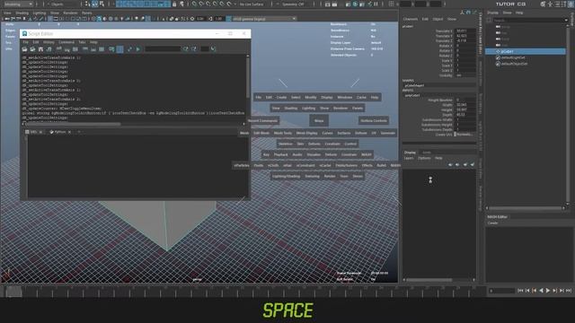 Autodesk Maya - Горячие Клавиши для Осей X - Y - Z смотреть онлайн