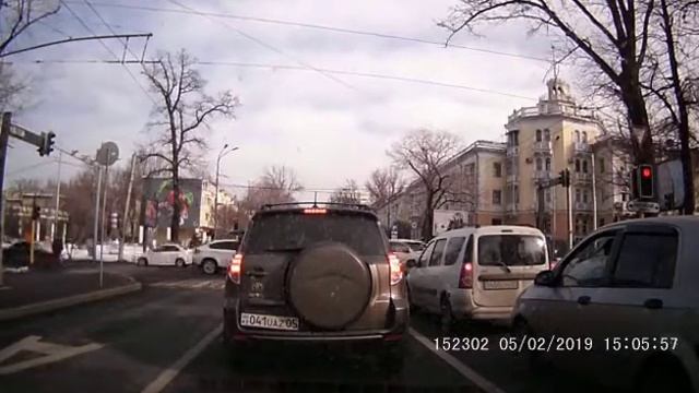 05.02.2019 Алматы. Пересечение пр.Назарбаева/ул.Кабанбай батыра. kz363CAB02 смотреть онлайн