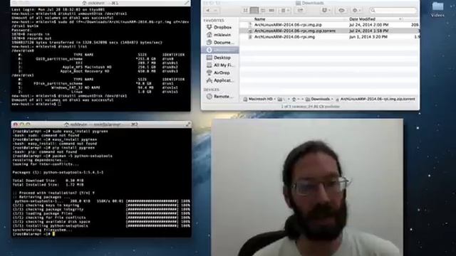 Installing Python and PyGreen on Arch Linux on Raspberry Pi Model B+ смотреть онлайн