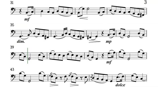 Serenade Haydn Cello Trombone Sheet Music Backing Track Play Along Partitura смотреть онлайн