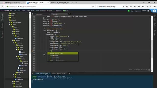 Data Analysis with Javascript and Chartjs - Part 2 (Making A Chart of The Sample) смотреть онлайн