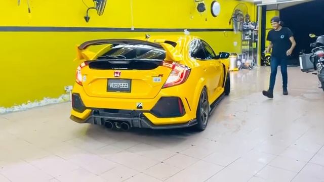 Honda civic type r fk8 kuning смотреть онлайн