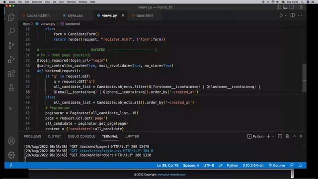 DJANGO FULL STACK APP | Updated 2022 | ADVANCED Crash Course | Bootstrap 5 | No scripts | Part #15 смотреть онлайн