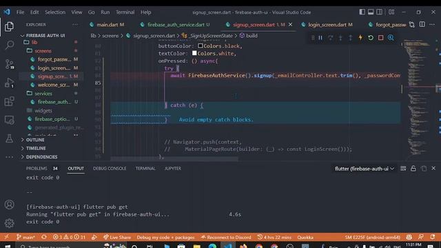 Flutter Firebase Series -3 || How to setup Firebase Email Password Authentication in flutter? смотреть онлайн