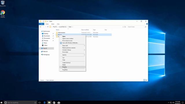 How to Rename a Windows 10 User Folder | How to Change User Folder Name in Windows 10 смотреть онлайн