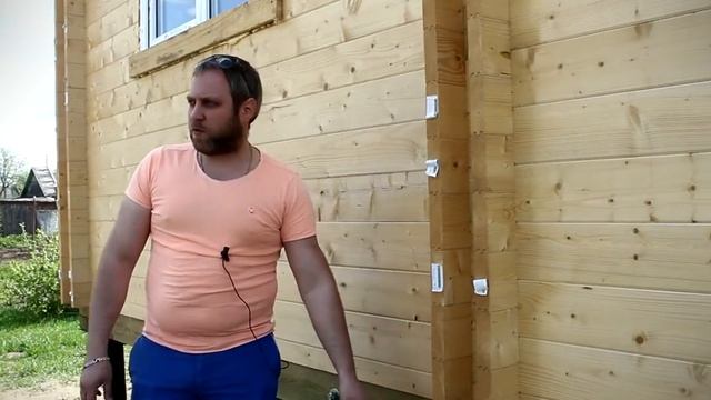 Дачный дом. Двойной брус. Хоз. блок. Компания Строй Артель смотреть онлайн