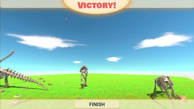 SKELETON T-REX! Skeleton Dinosaur NEW UPDATE! - Animal Revolt Battle Simulator смотреть онлайн