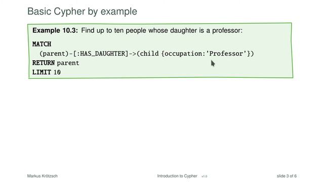 Introduction to Cypher смотреть онлайн