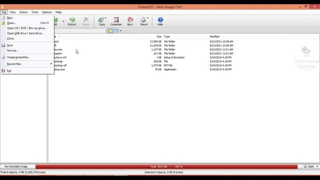 Convert files to ISO image || How to convert window files into ISO image || Convert folder to ISO смотреть онлайн
