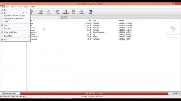 Convert files to ISO image || How to convert window files into ISO image || Convert folder to ISO