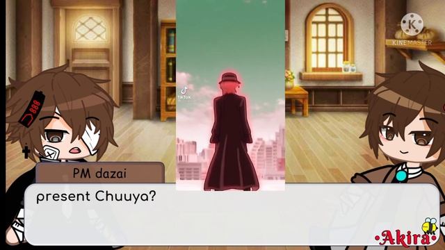 Past and present Dazai react to Nakahara Chuuya смотреть онлайн