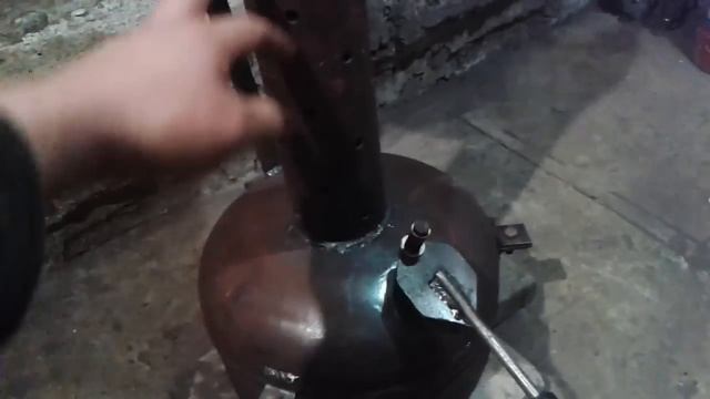 Печь на отработке своими руками. ПОСМОТРИ ,КАК ЭТО ПРОСТО. смотреть онлайн