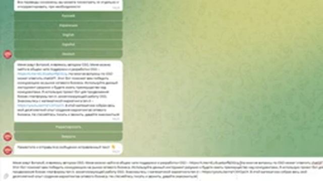 Короткая инструкция по работе с переводами бизнес предложения на все языки поддерживаемые ботом OSO смотреть онлайн
