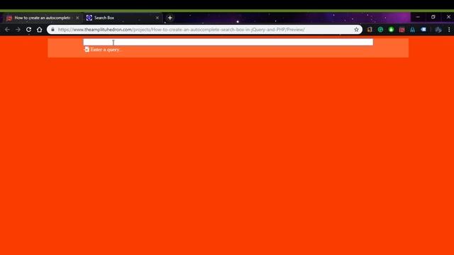 How to create an autocomplete search box in jQuery and PHP смотреть онлайн