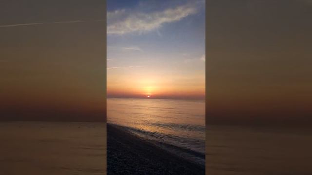 ВОСХОД СОЛНЦА НА СРЕДИЗЕМНОМ МОРЕ.ТУРЦИЯ. смотреть онлайн