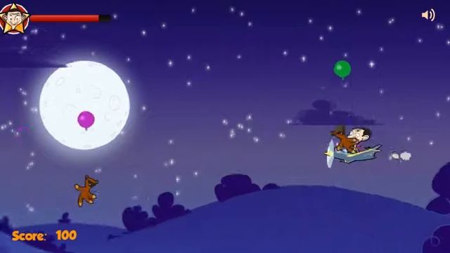 Mr Bean Balloon Dodge Dash Game For Kids смотреть онлайн