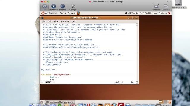 Setup SVN Ubuntu смотреть онлайн