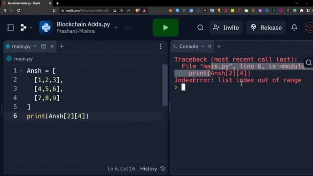 Matrix in Python | In very simple way | Part 11 | Hindi смотреть онлайн
