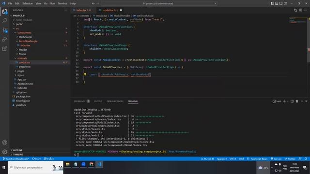 Criando Formulário de Cadastro - React TypeScript смотреть онлайн