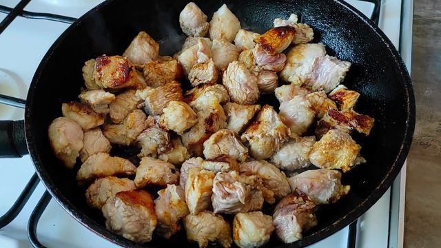 Как пожарить мясо на сковороде, вкуснее шашлыка.❗❗❗ смотреть онлайн