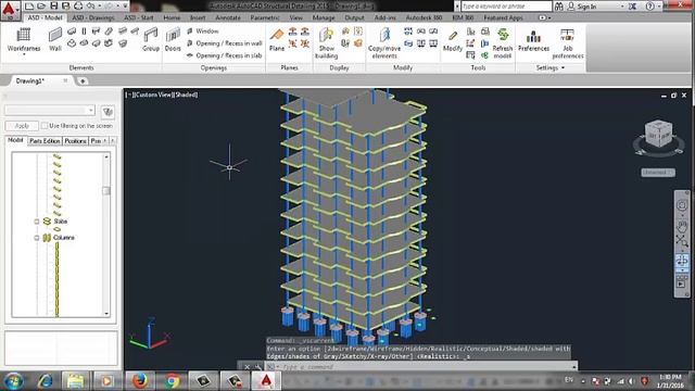 AutoCad Structural Detailing-Formwork ASD 2015 смотреть онлайн