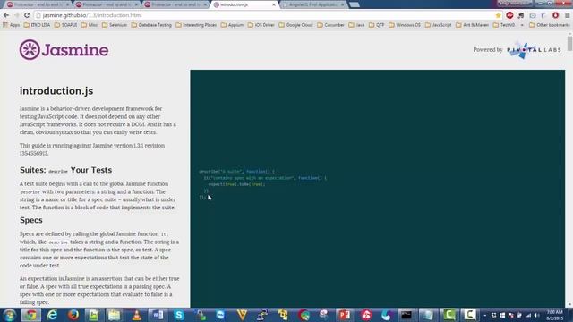 Protractor Frameworks - Protractor 3 смотреть онлайн