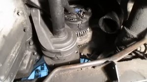 Как снять генератор Мерседес Вито-638.