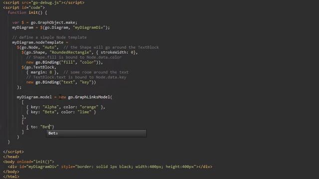 The GoJS Diagram Model | GoJS Beginner Tutorial #3 смотреть онлайн