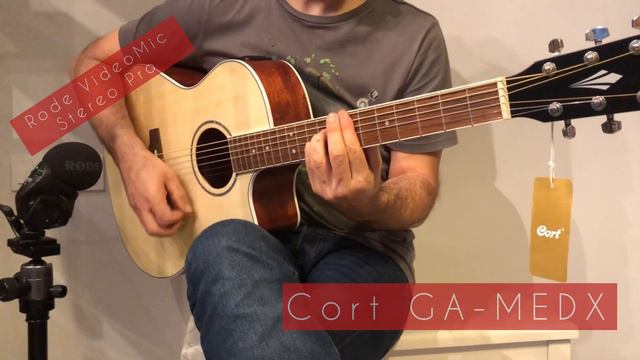 Cort GA-MEDX Open Pore - Elektro Akustik Gitar (Bi Kuple) смотреть онлайн