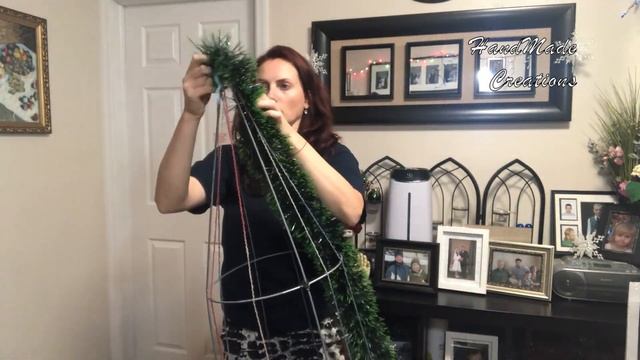 Новогодняя елка из мишуры \\ Christmas tree смотреть онлайн