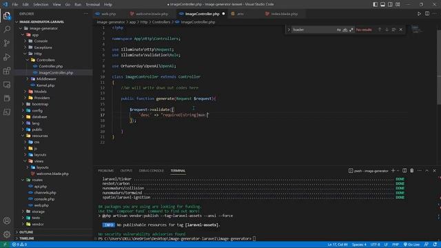Image Generator Using Open AI API & Laravel - Part 4 смотреть онлайн