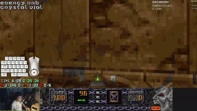 Скоростное прохождение на игру Heretic SotSR на сложности Black Plague Эпизод 4 за 8:03 смотреть онлайн